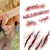 Halloween Decoration Terror Wound Scary Blood Injury Sticker