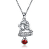 Snow Bell Christmas Zircon Necklace