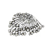Silver Rhinestone Wing Stud Earring 1 pc