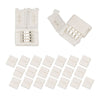 SUPli 20PCS 4-Pin PBC LED Light Strip Connector  10mm for SMD 5050 RGB