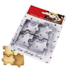 Home Stainless Steel Jigsaw Cake Mold 4pcs