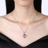 Snow Bell Christmas Zircon Necklace