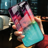 Colorful Tempered Glass Phone Case for Xiaomi Redmi Note 8 Pro