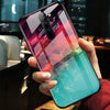 Colorful Tempered Glass Phone Case for Xiaomi Redmi Note 8 Pro