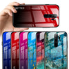 Colorful Tempered Glass Phone Case for Xiaomi Redmi Note 8 Pro