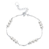 925 Pure Silver  Exquisite Small Pearl Bracelet
