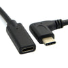 90 Degree Right Angled USB Type C Extension Cable Male to Female