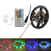 ZDM 5M 24W RGB SMD2835 LED Strip Light 24 / 44Key IR Controller Kit with Male DC Connector