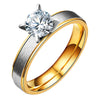 Couple Princess Diamond Ring Female Wedding Ring