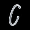 Male Twist Rope Bracelet Fashion Circular Shape Silver Bracelet