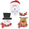 WS Santa Claus Snowman Reindeer with Pocket Party Christmas Table Decoration Tab