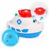 Creative Fun Small Electric Ship Water Spray Baby Bath Toy