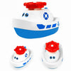 Creative Fun Small Electric Ship Water Spray Baby Bath Toy