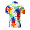 Personality Colorful Short-sleeved Shirt