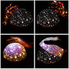 Night light projector 4 LED Bead 360 Degree Romantic Room Rotating Cosmos Star Projector