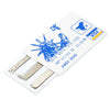 LOCKMALL 5-Piece Set Card Type Lock Pick Gun - Silver