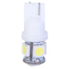 JIAWEN 10PCS T10 LED Car Bulbs 5050 SMD White Wedge Interior Side Dashboard License Light Lamp DC 12V
