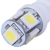 JIAWEN 10PCS T10 LED Car Bulbs 5050 SMD White Wedge Interior Side Dashboard License Light Lamp DC 12V