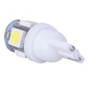 JIAWEN 10PCS T10 LED Car Bulbs 5050 SMD White Wedge Interior Side Dashboard License Light Lamp DC 12V