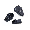 2PC Portable Clip On Eye Glasses Light Magnifier Reading LED Magnifying Glass