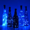 BRELONG 8LED Wine Stopper Brass Lights Decorative Light String