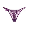 Transparent Underpants Light Luxury Lady Lace Embroidery Low-Waisted Day Thong