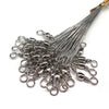 Fishing Lead Line Leader Wire Stainless Steel Rolling Swivels