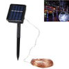 Solar LED String Copper Wire 100 LEDs IP65 Waterproof Holiday Decoration 10M