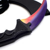 Outdoor Survival Karambit Gradient Color Camping Hunting Tactical Knife
