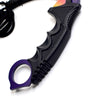 Outdoor Survival Karambit Gradient Color Camping Hunting Tactical Knife