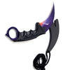 Outdoor Survival Karambit Gradient Color Camping Hunting Tactical Knife
