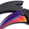 Outdoor Survival Karambit Gradient Color Camping Hunting Tactical Knife