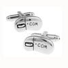 Alloy Material Paint Process Computer Mouse Pattern Men Cufflinks