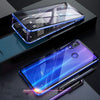 Double Sided Glass Metal Magnetic Phone Case for Xiaomi Redmi Note 7 / Note 7 Pr