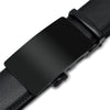 Automatic Buckle Cowhide Leather Business Belt