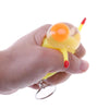 Egg Squirrel Keychain Creative Venting Decompression Tidy Funny Toy