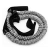 2PCS Resistance Bands for Wheel Roller Pull Rope Tension Band with Foot Hooks