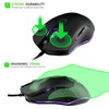 YWYT G812 game mouse dazzling color breathing lights cable game mouse ergonomic