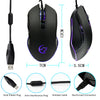 YWYT G812 game mouse dazzling color breathing lights cable game mouse ergonomic