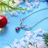 Christmas Zircon Necklace Antler Necklace