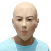 Halloween Cosplay Prop Baldheaded Beauty Latex Head Mask
