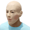 Halloween Cosplay Prop Baldheaded Beauty Latex Head Mask