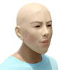 Halloween Cosplay Prop Baldheaded Beauty Latex Head Mask