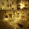 BRELONG 5LED Wine Stopper Brass Lights Decorative Light String