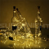 BRELONG 5LED Wine Stopper Brass Lights Decorative Light String