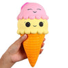 Jumbo Slow Rising Kawaii Cute Squishies Ice Cream Cone Cake Scented of Decompression Toys