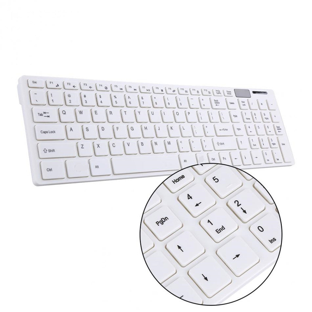 2.4G Slim Optical Wireless Keyboard and Ultra-Thin Mouse USB Receiver Combo Kit