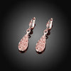 Eco-Friendly Rose Gold Drop Earrings