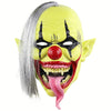 Halloween Green Clown Latex Cosplay Mask Realistic Adult Party Prop