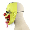 Halloween Green Clown Latex Cosplay Mask Realistic Adult Party Prop